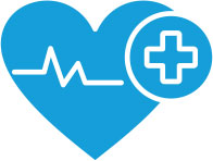 Heart with EKG
