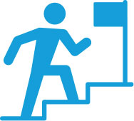 Climbing stairs